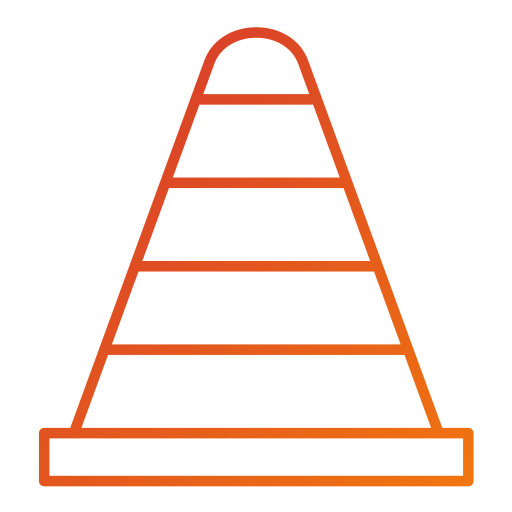 円錐 Generic gradient outline icon