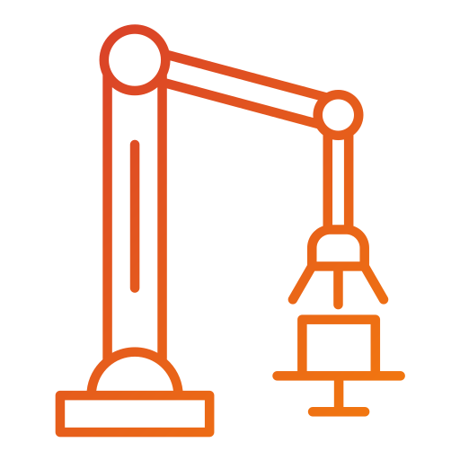 로봇 팔 Generic gradient outline icon