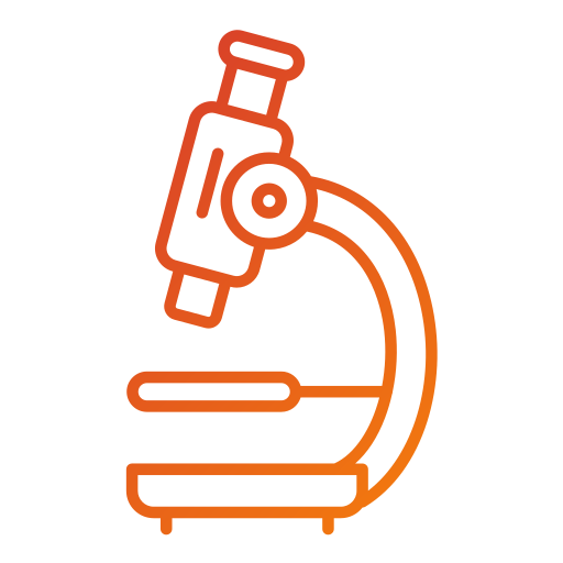 microscopio Generic gradient outline icona