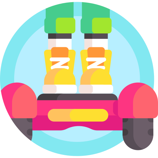 Hoverboard Detailed Flat Circular Flat icon