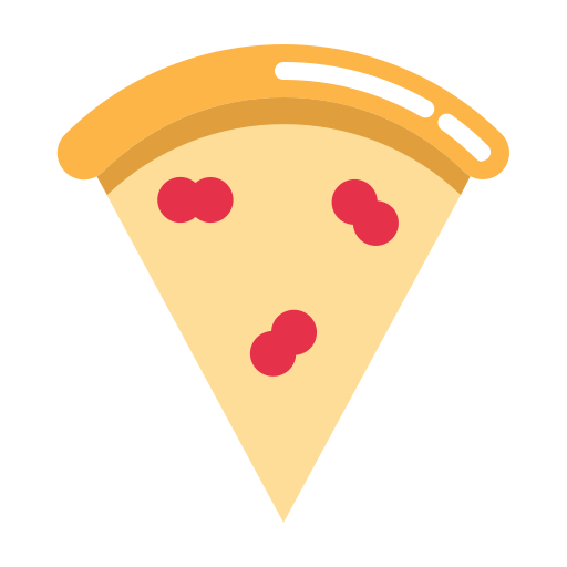 rebanadas de pizza Generic color fill icono