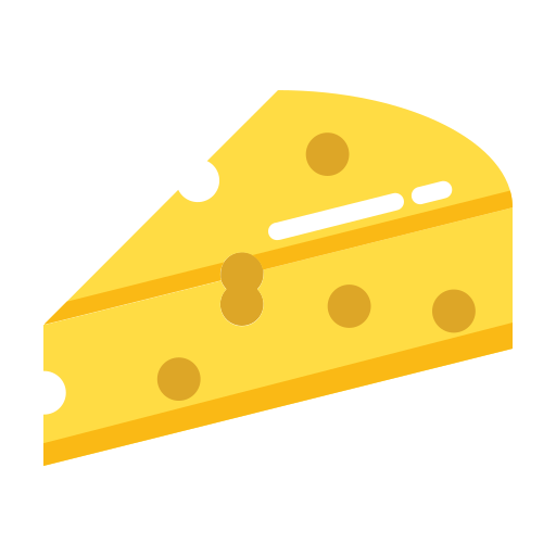 rebanada de queso Generic color fill icono