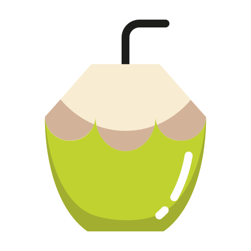 bevanda al cocco Generic color fill icona