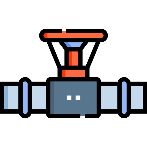 pipeline Detailed Straight Lineal color icon