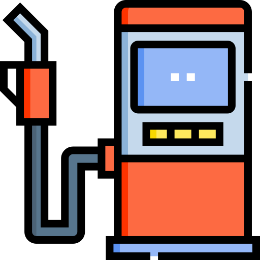 Gas pump Detailed Straight Lineal color icon