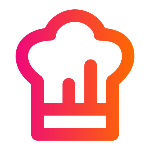 czapka szefa kuchni Generic gradient outline ikona