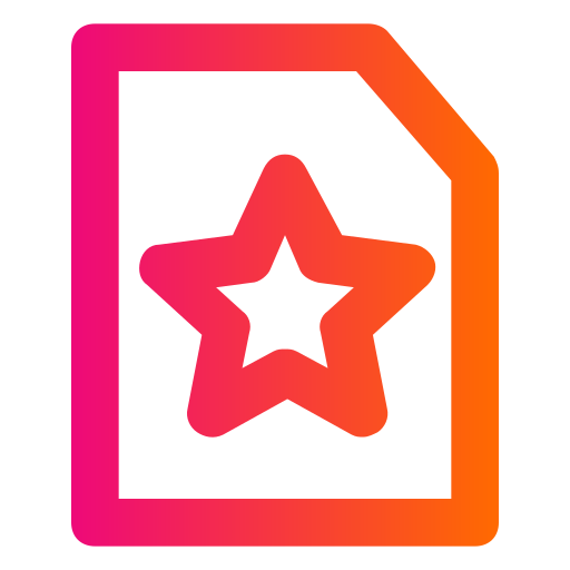 수집 Generic gradient outline icon