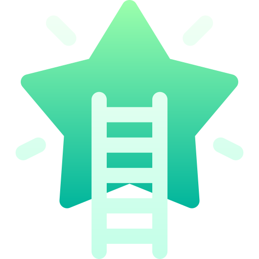 ladder Basic Gradient Gradient icoon