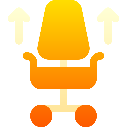 silla Basic Gradient Gradient icono