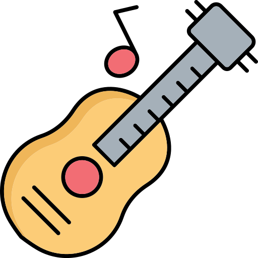 gitara Generic Outline Color ikona