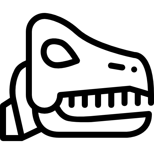 화석 Detailed Rounded Lineal icon