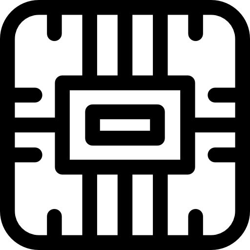ЦПУ Basic Rounded Lineal иконка