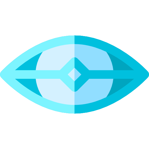 Bionic eye Basic Rounded Flat icon