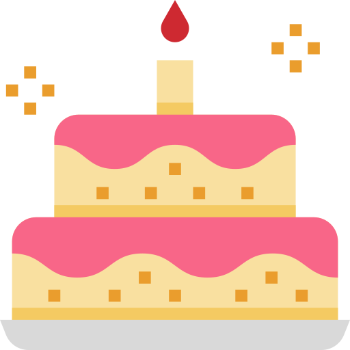 Торт на день рождения photo3idea_studio Flat иконка
