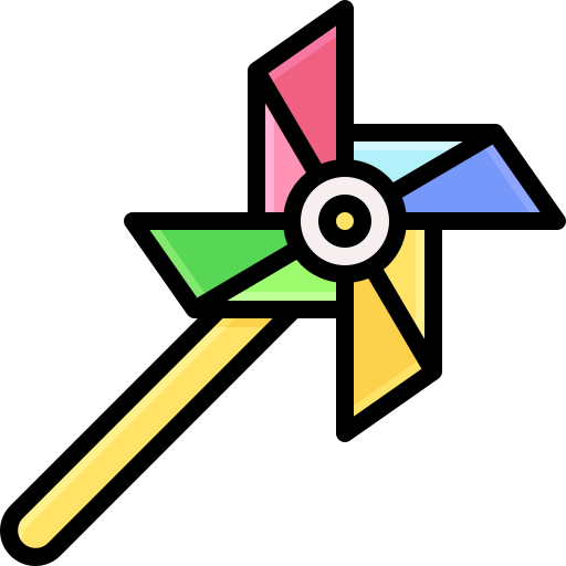 wiatraczek Generic Outline Color ikona