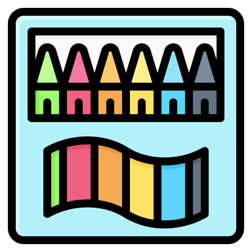 kolorowy ołówek Generic Outline Color ikona