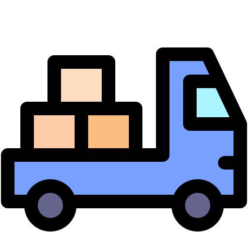 Грузовой фургон Generic Outline Color иконка