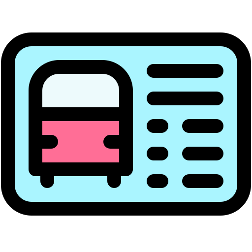 Card Generic Outline Color icon