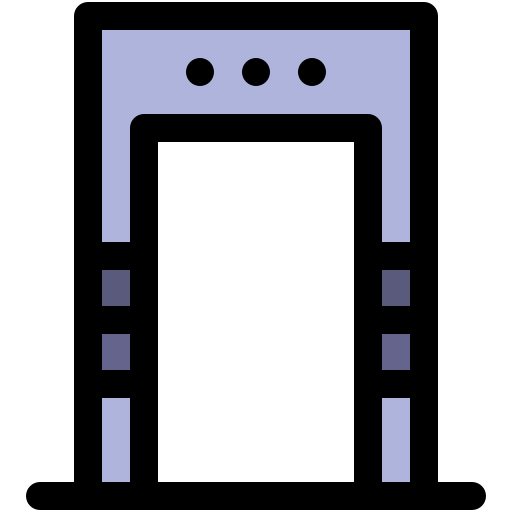 Metal Detector Generic Outline Color icon