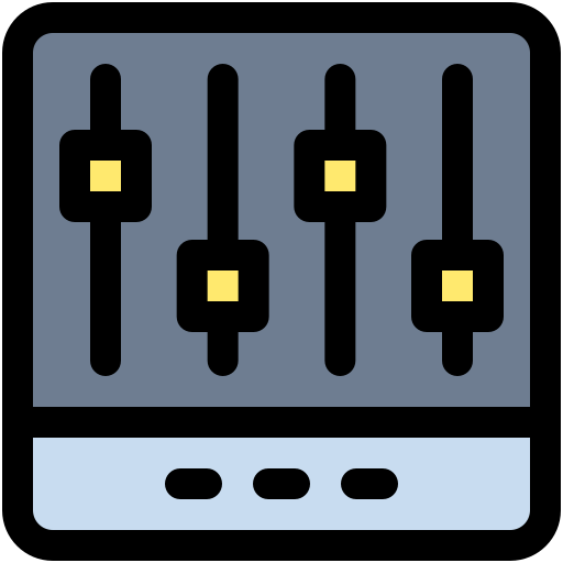 Audio control Generic Outline Color icon