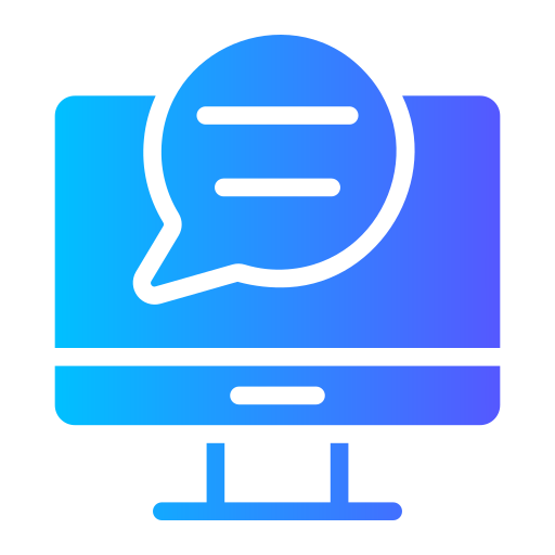 Feed back Generic gradient fill icon