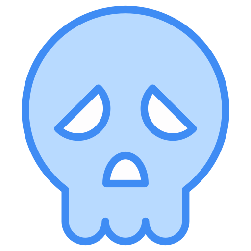 Skull Generic color lineal-color icon