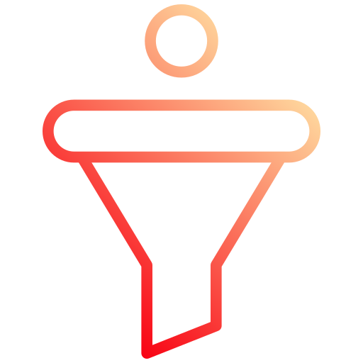 Funnel Generic gradient outline icon