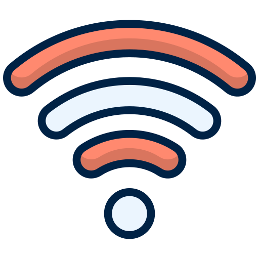 conexión wifi Generic color lineal-color icono
