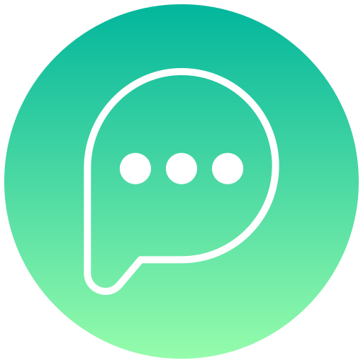 Chat Generic gradient fill icon