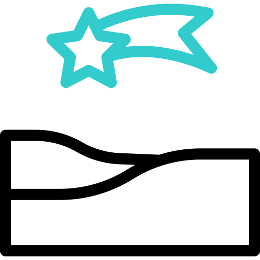 Падающая звезда Basic Accent Outline иконка