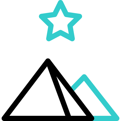 ピラミッド Basic Accent Outline icon