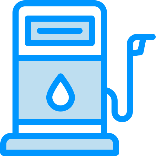 benzinestation Generic Blue icoon