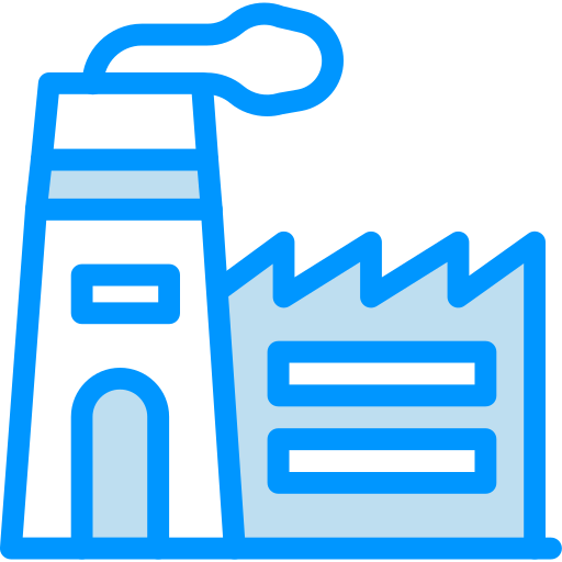 발전소 Generic Blue icon