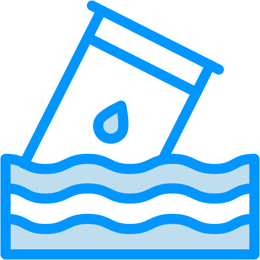 유독성 폐기물 Generic Blue icon