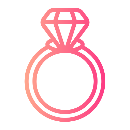 pierścień pop Generic Gradient ikona