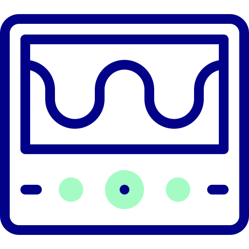Dispositivo de medición Detailed Mixed Lineal color icono