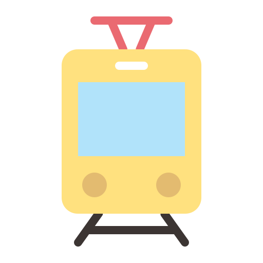 tram Generic Flat icoon