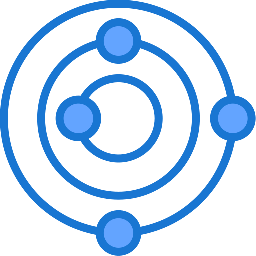 Radar Chart Generic Blue icon