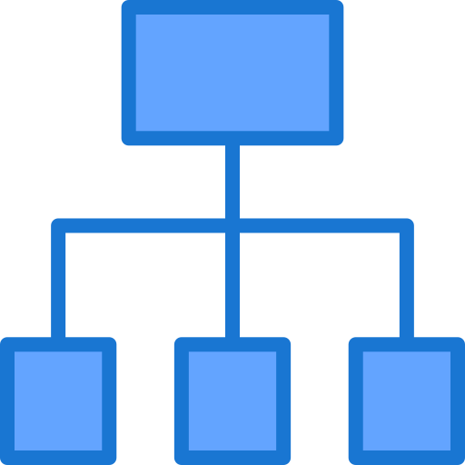 Diagram Generic Blue icon