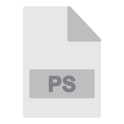 PS File Generic color fill icon