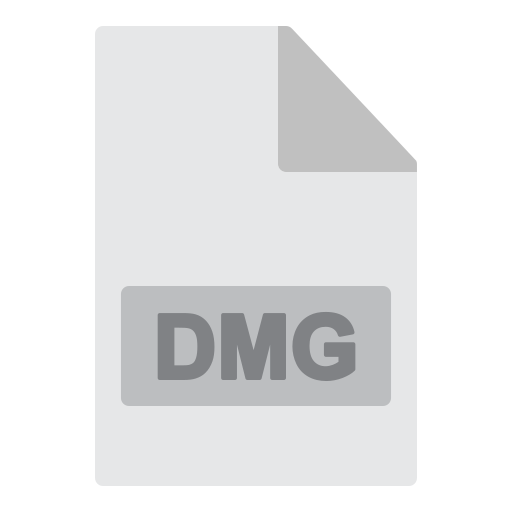 dmg 파일 Generic color fill icon