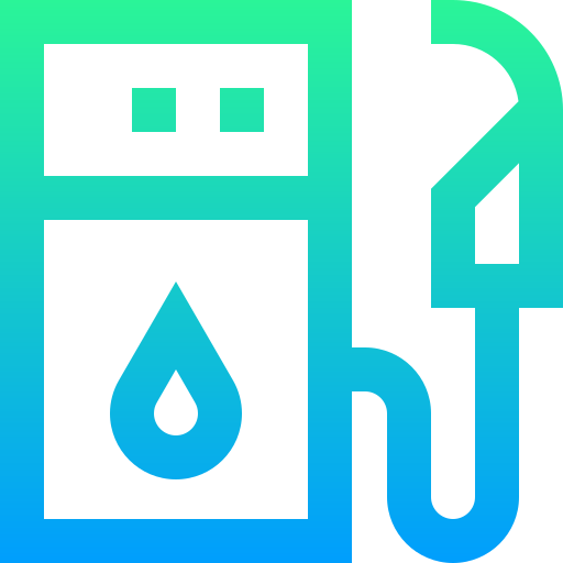 연료 펌프 Super Basic Straight Gradient icon