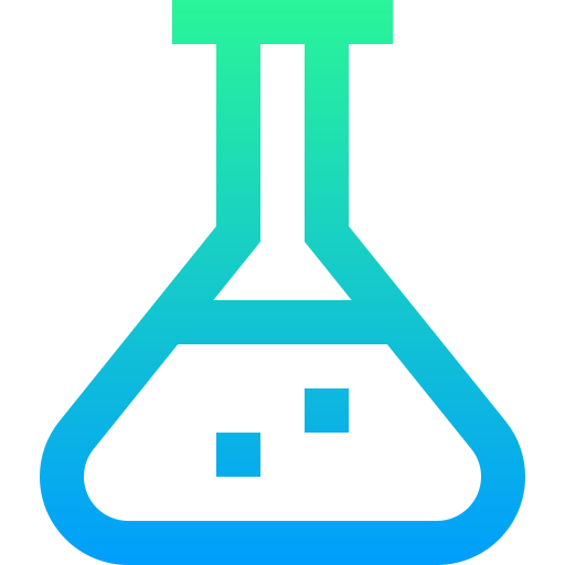 chimie Super Basic Straight Gradient Icône