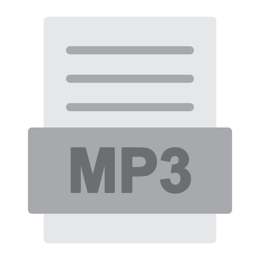 archivo mp3 Generic color fill icono