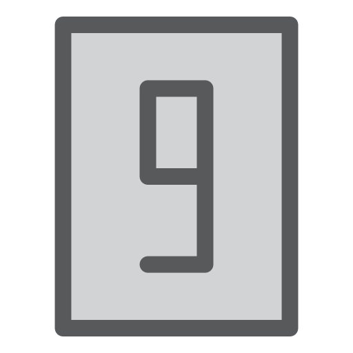 Nine Generic color lineal-color icon