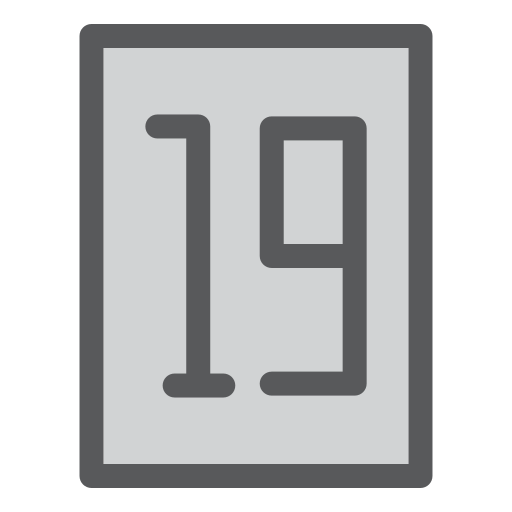 Nineteen Generic color lineal-color icon
