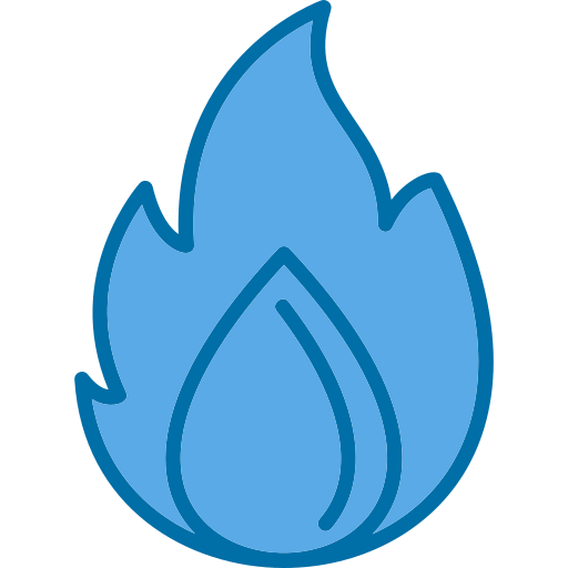 Пламя Generic Blue иконка
