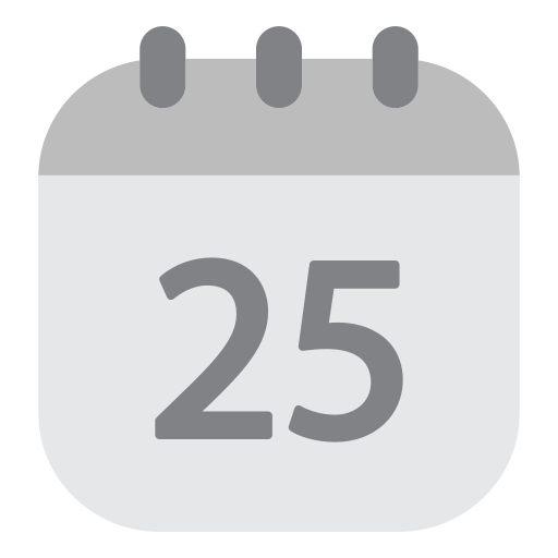 Calendar date Generic color fill icon