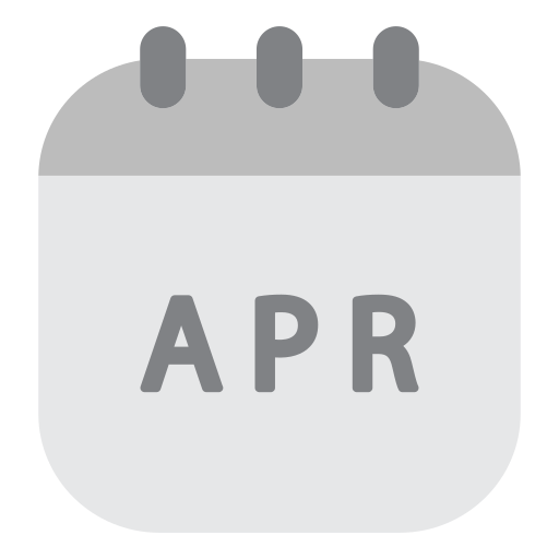 April Generic color fill icon