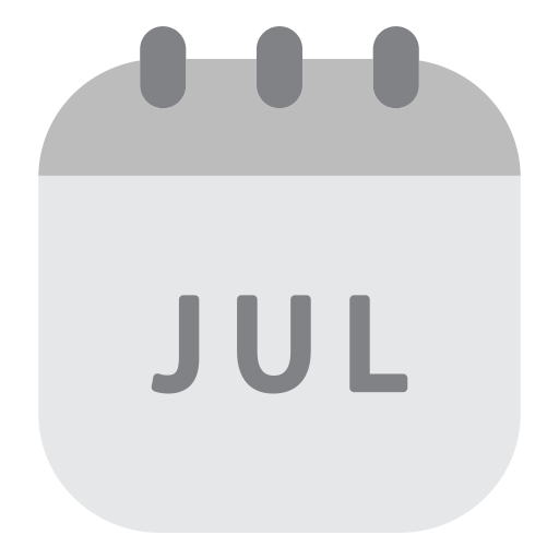 July Generic color fill icon